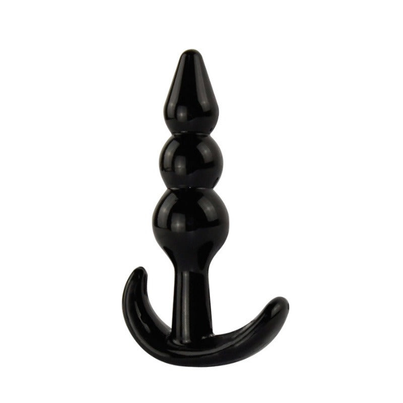 Silicone Anal Plug Set for Graduated, Varied Pleasure