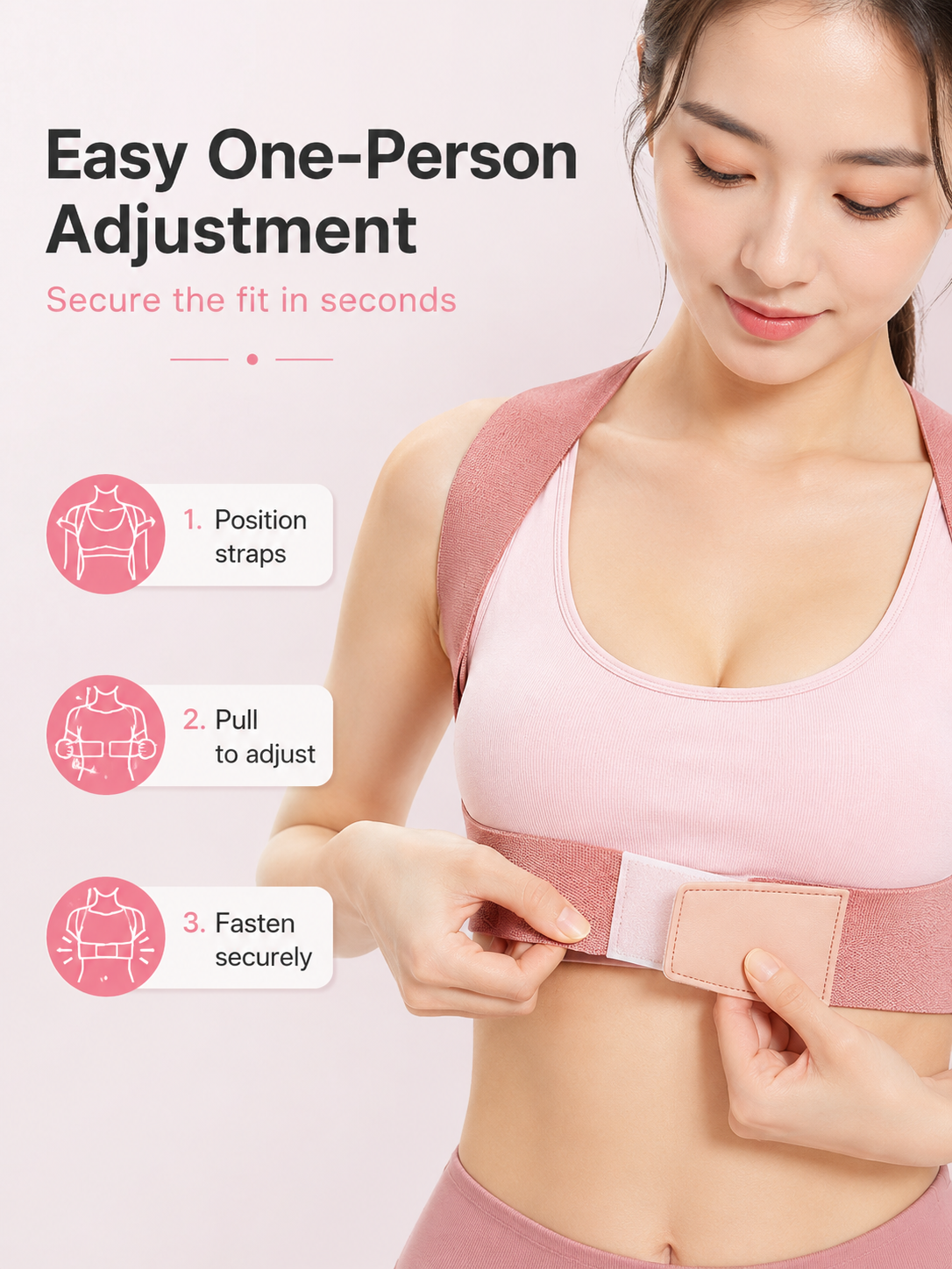 Posture Corrector Belt for Women — Invisible Design
