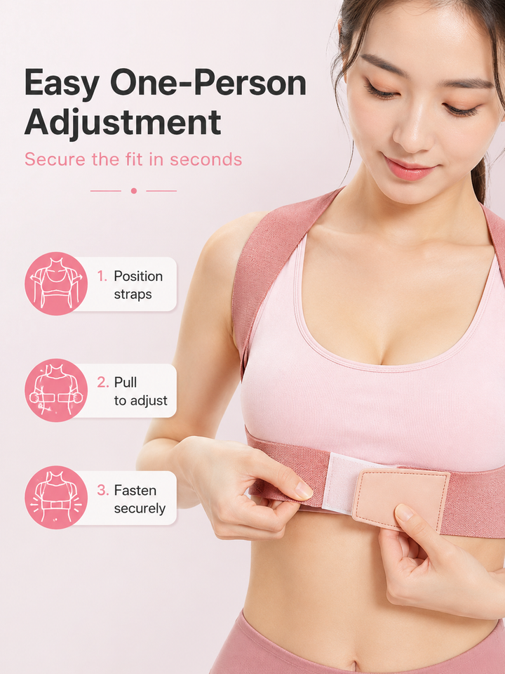 Posture Corrector Belt for Women — Invisible Design