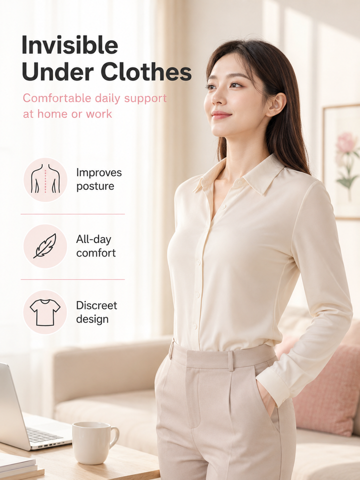Posture Corrector Belt for Women — Invisible Design