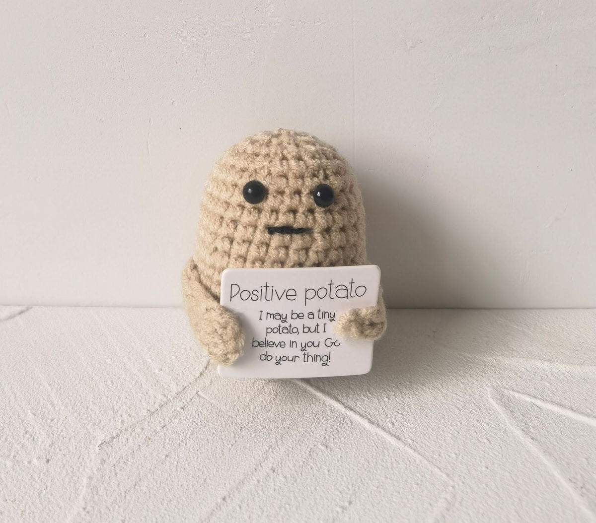 Crochet Potato Bag Charm – Handmade Kawaii Gift Idea