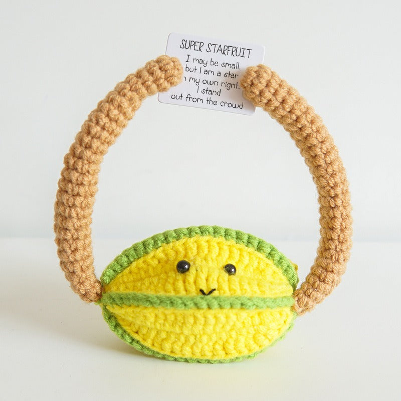Crochet Potato Bag Charm – Handmade Kawaii Gift Idea