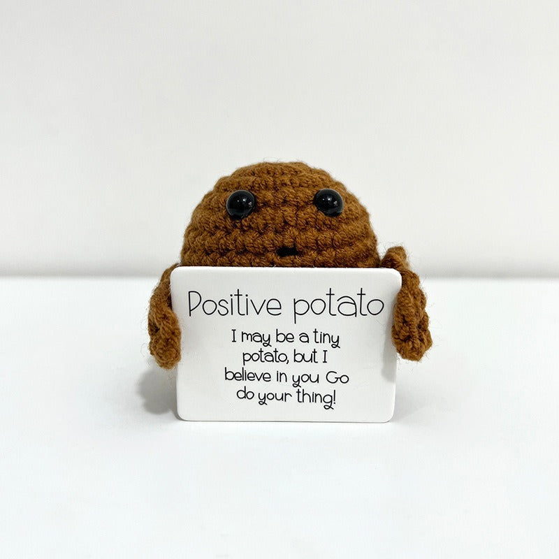 Crochet Potato Bag Charm – Handmade Kawaii Gift Idea