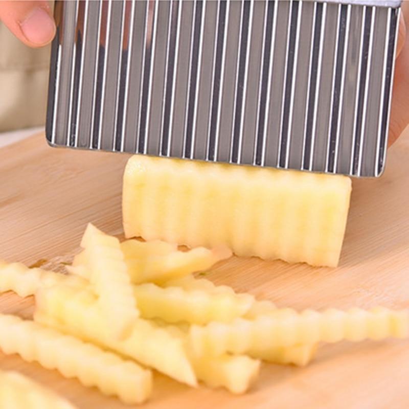 Potato Wave Cutter for Crinkle Fries and Veggie Slices