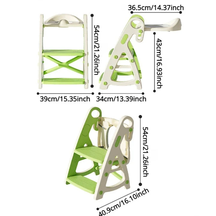 Toddler Toilet Training Seat With Stable Step Stool
