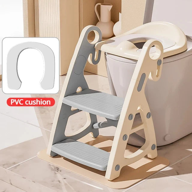 Toddler Toilet Training Seat With Stable Step Stool