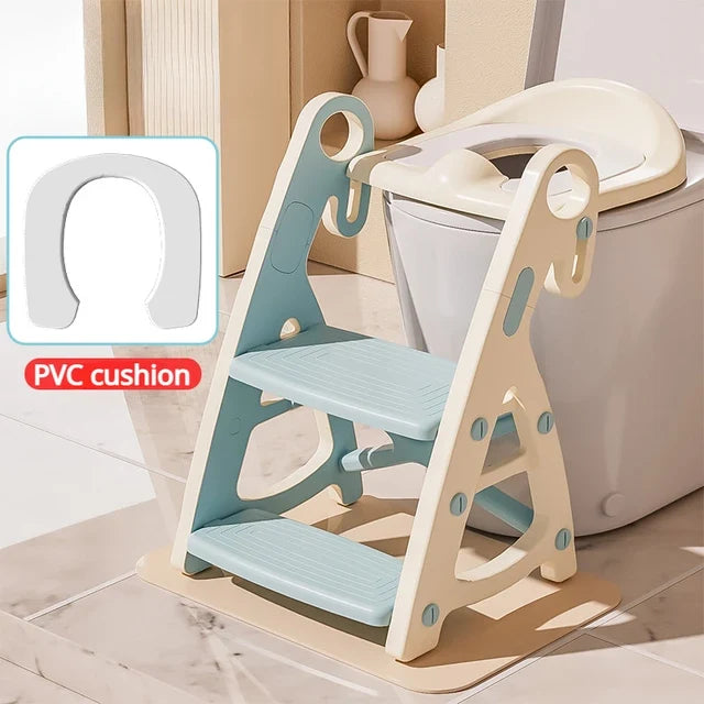 Toddler Toilet Training Seat With Stable Step Stool