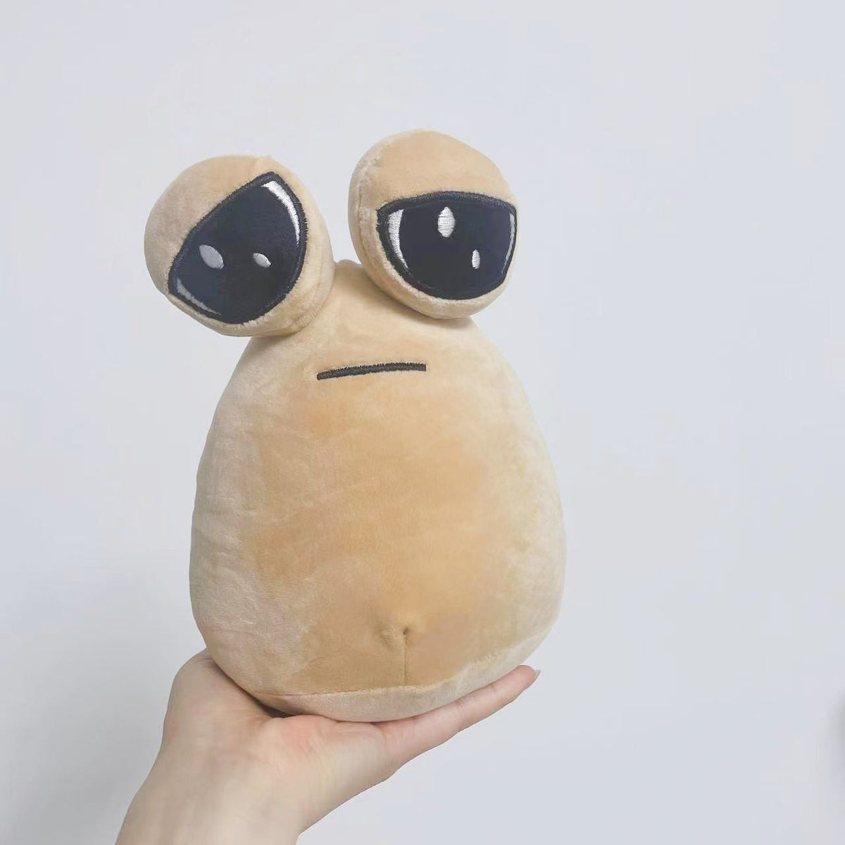 Pou-Style Alien Plush Toy for Cute Room Decor & Gifts