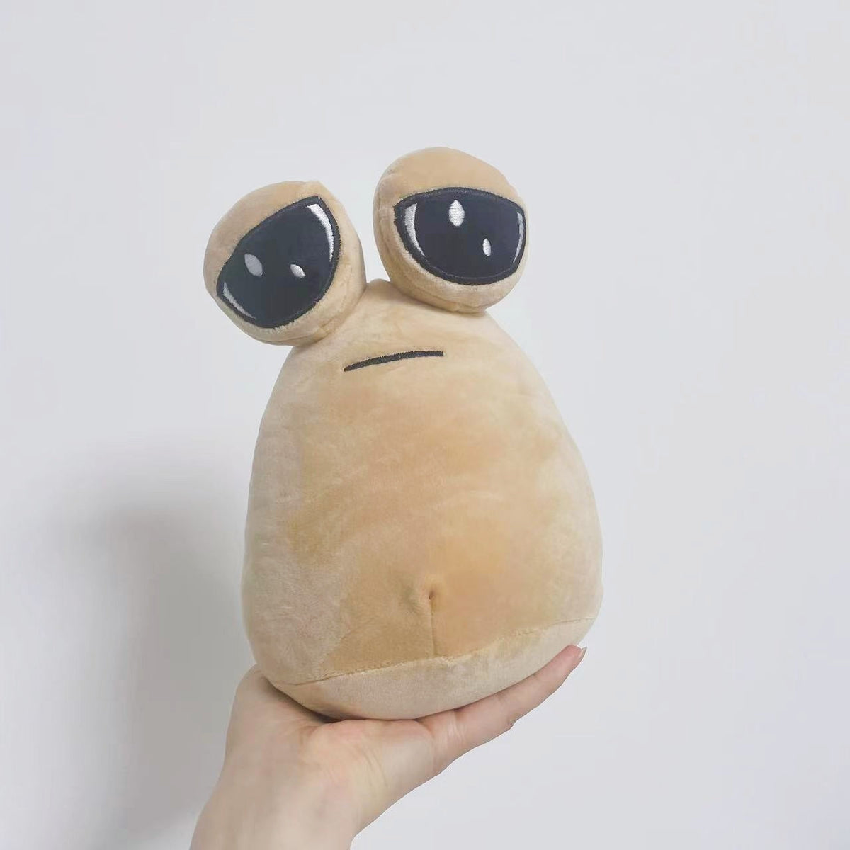 Pou-Style Alien Plush Toy for Cute Room Decor & Gifts