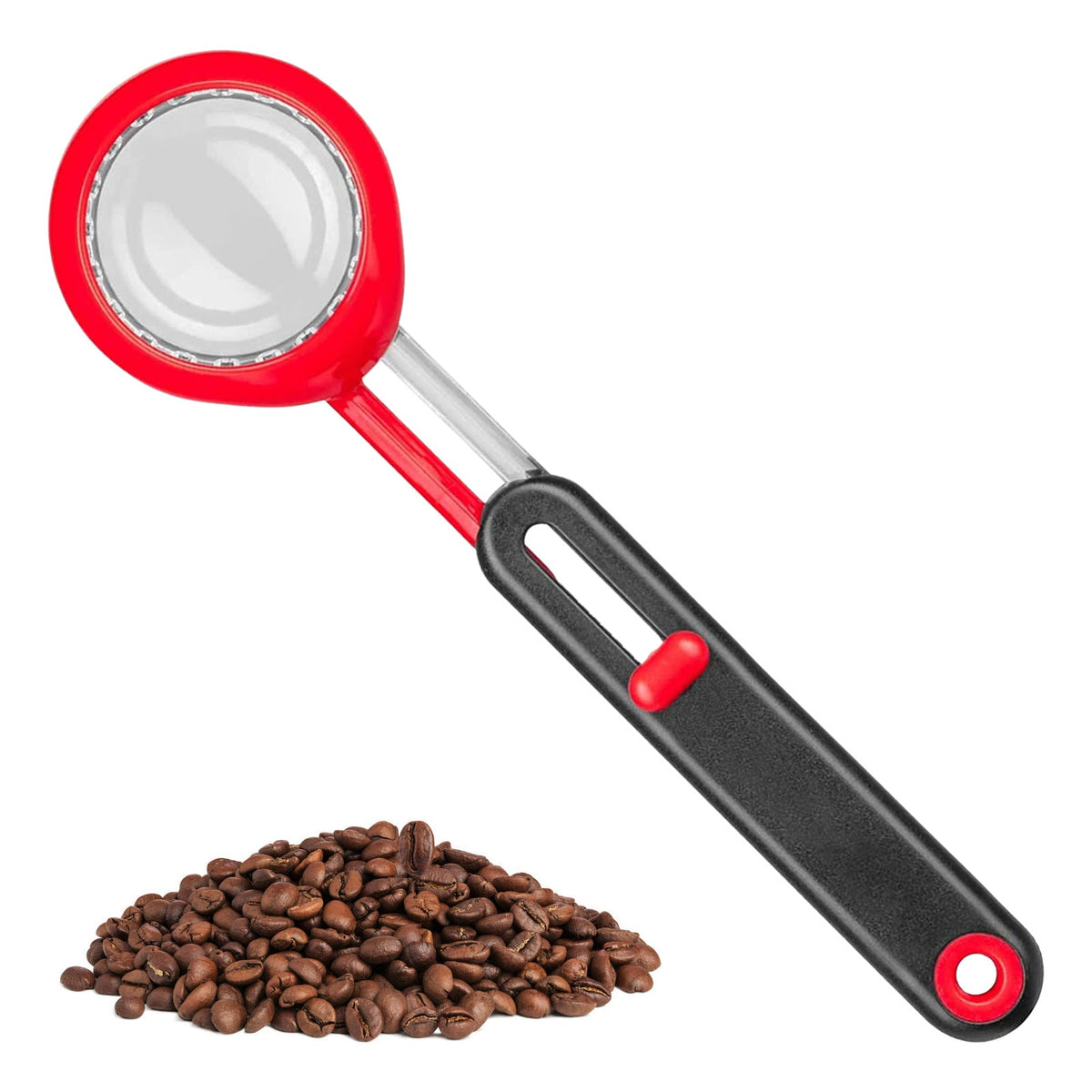 Adjustable Coffee Measuring Spoon With Sliding Lever