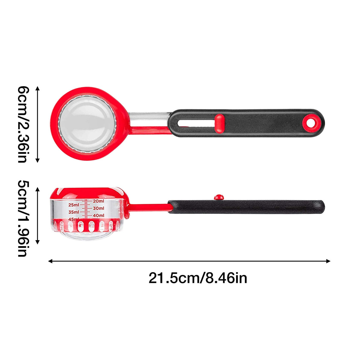 Adjustable Coffee Measuring Spoon With Sliding Lever