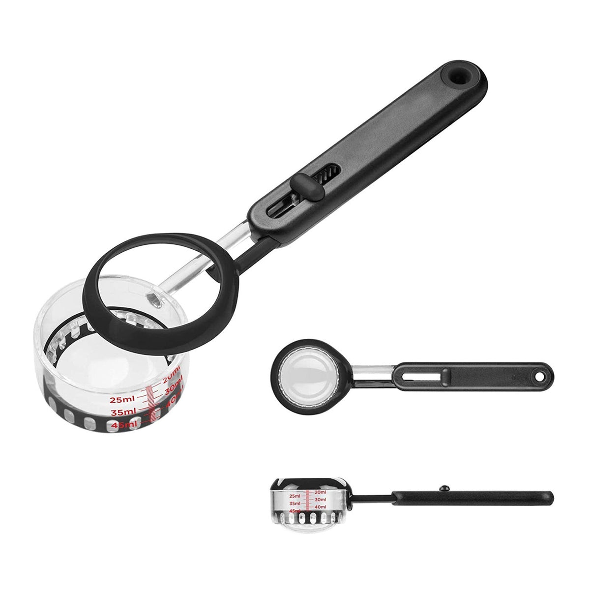 Adjustable Coffee Measuring Spoon With Sliding Lever
