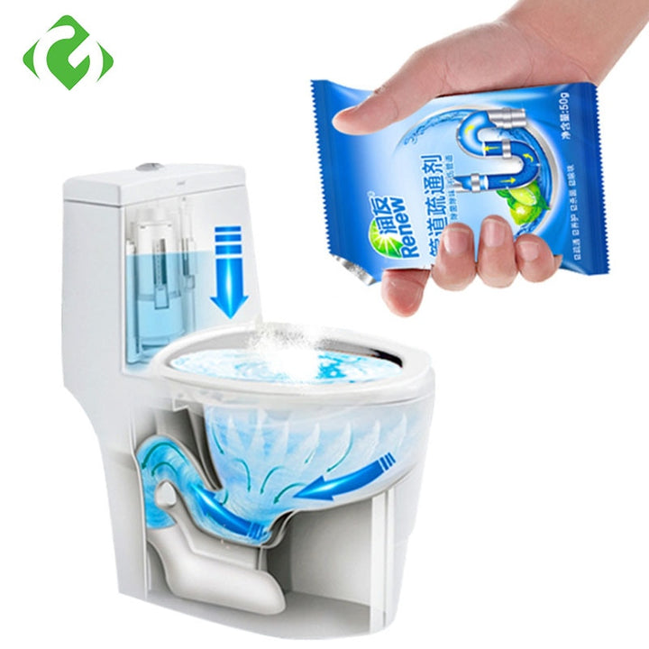 Sink Drain Cleaner Powder: Clears Clogs & Odours Fast