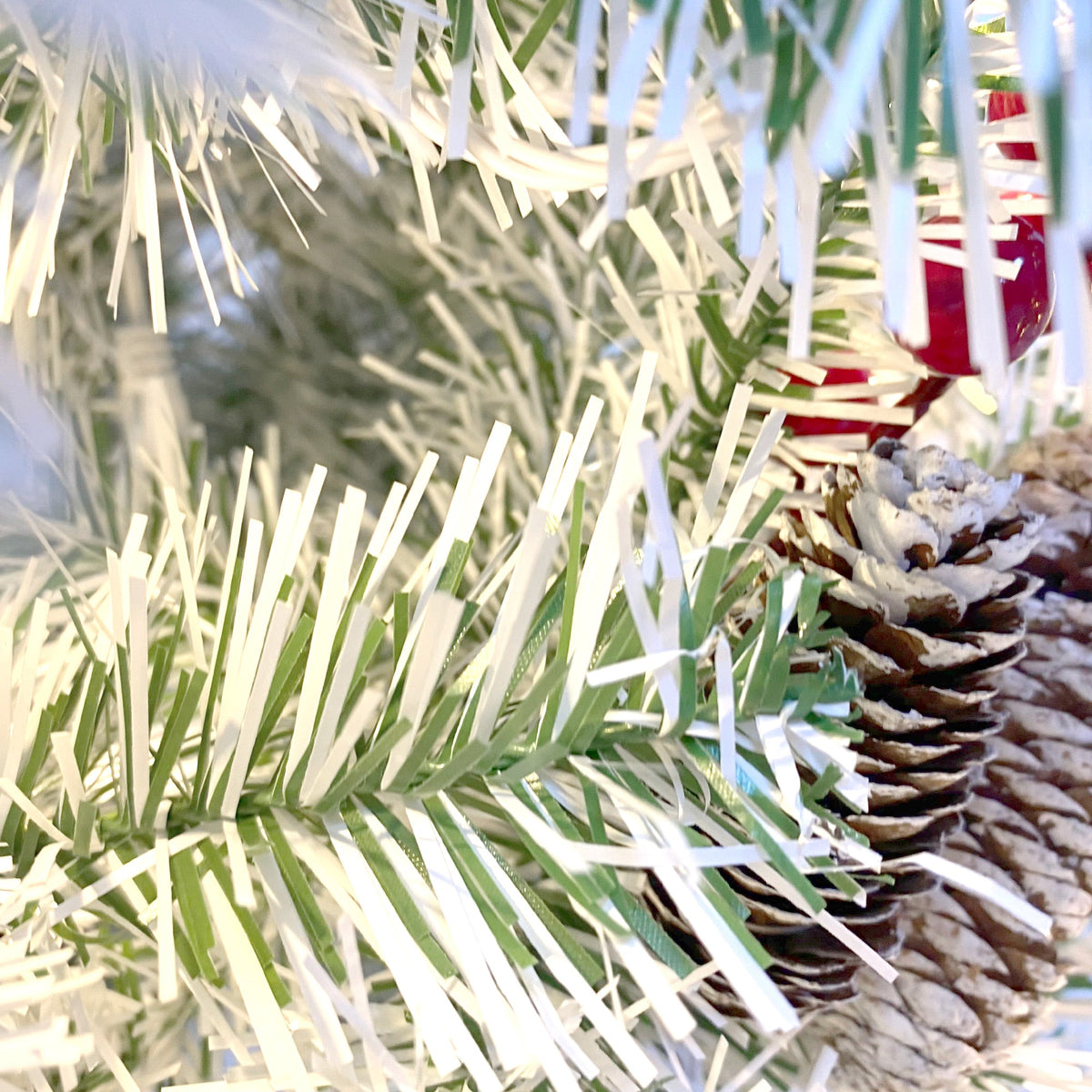 Pre-Lit Christmas Tree Set for Festive Front Doors