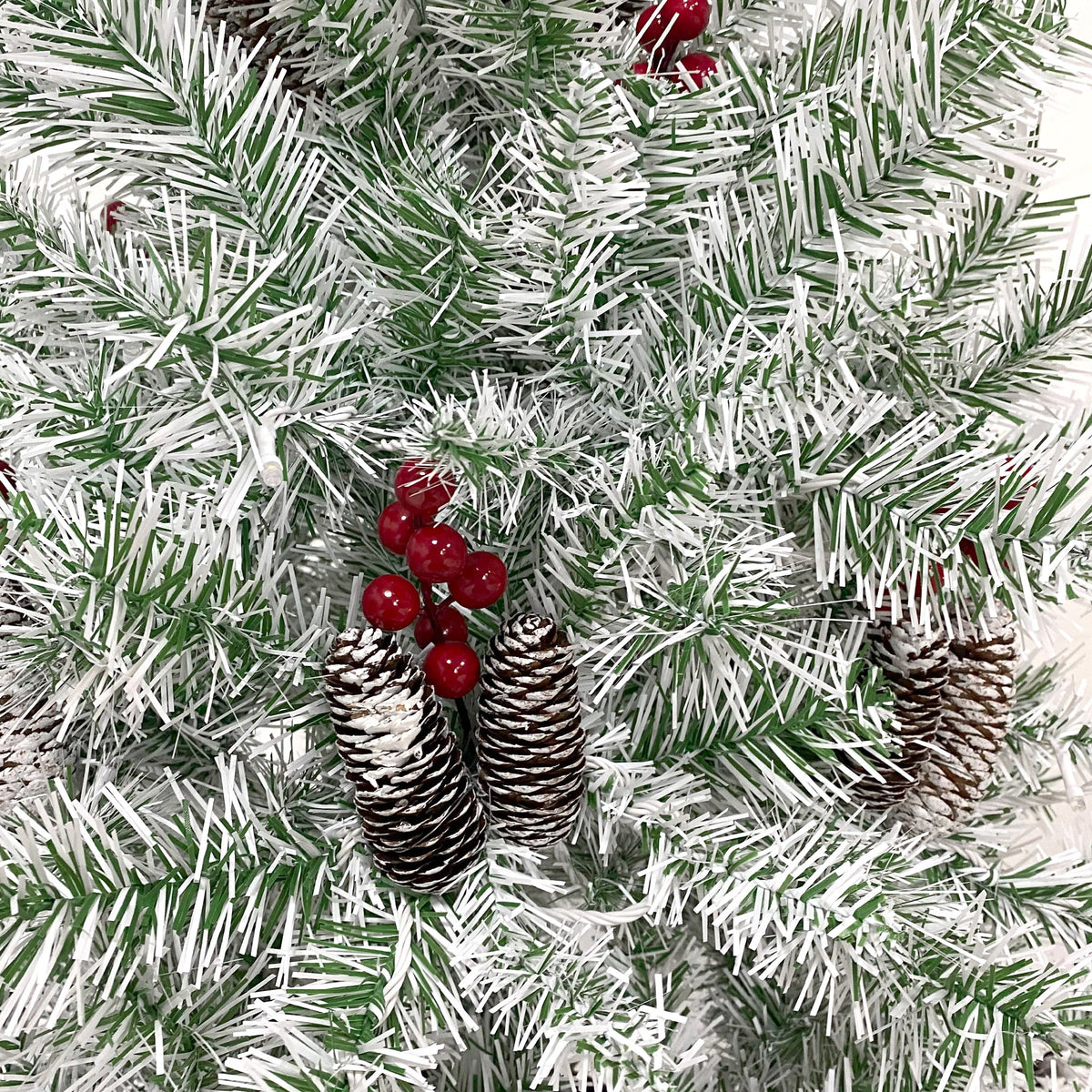 Pre-Lit Christmas Tree Set for Festive Front Doors