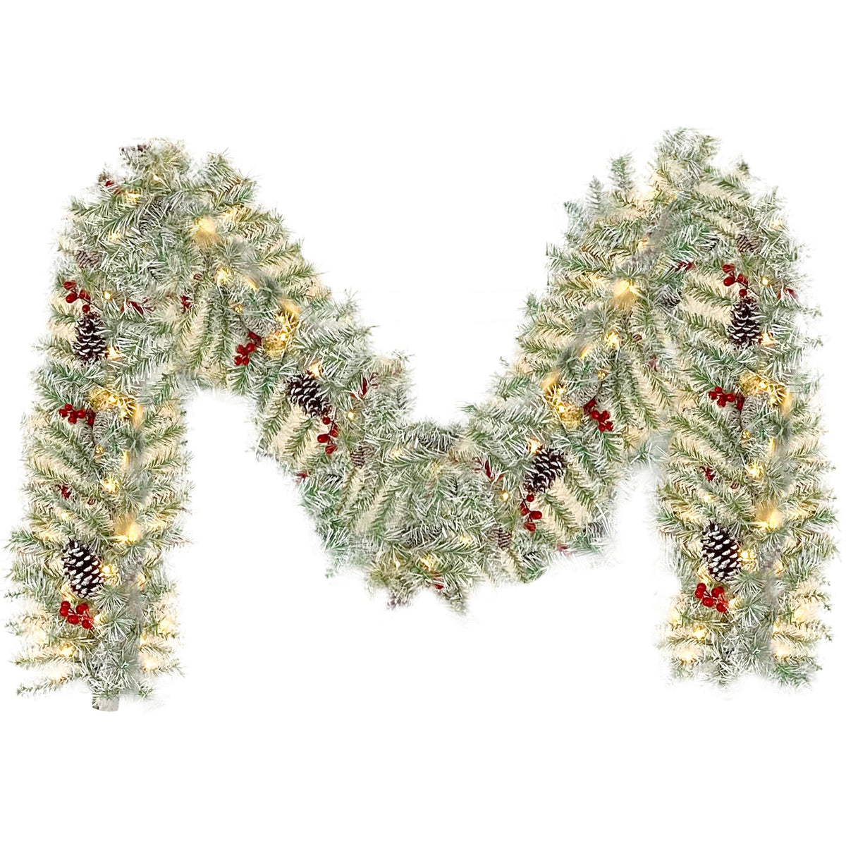 Pre-Lit Christmas Tree Set for Festive Front Doors