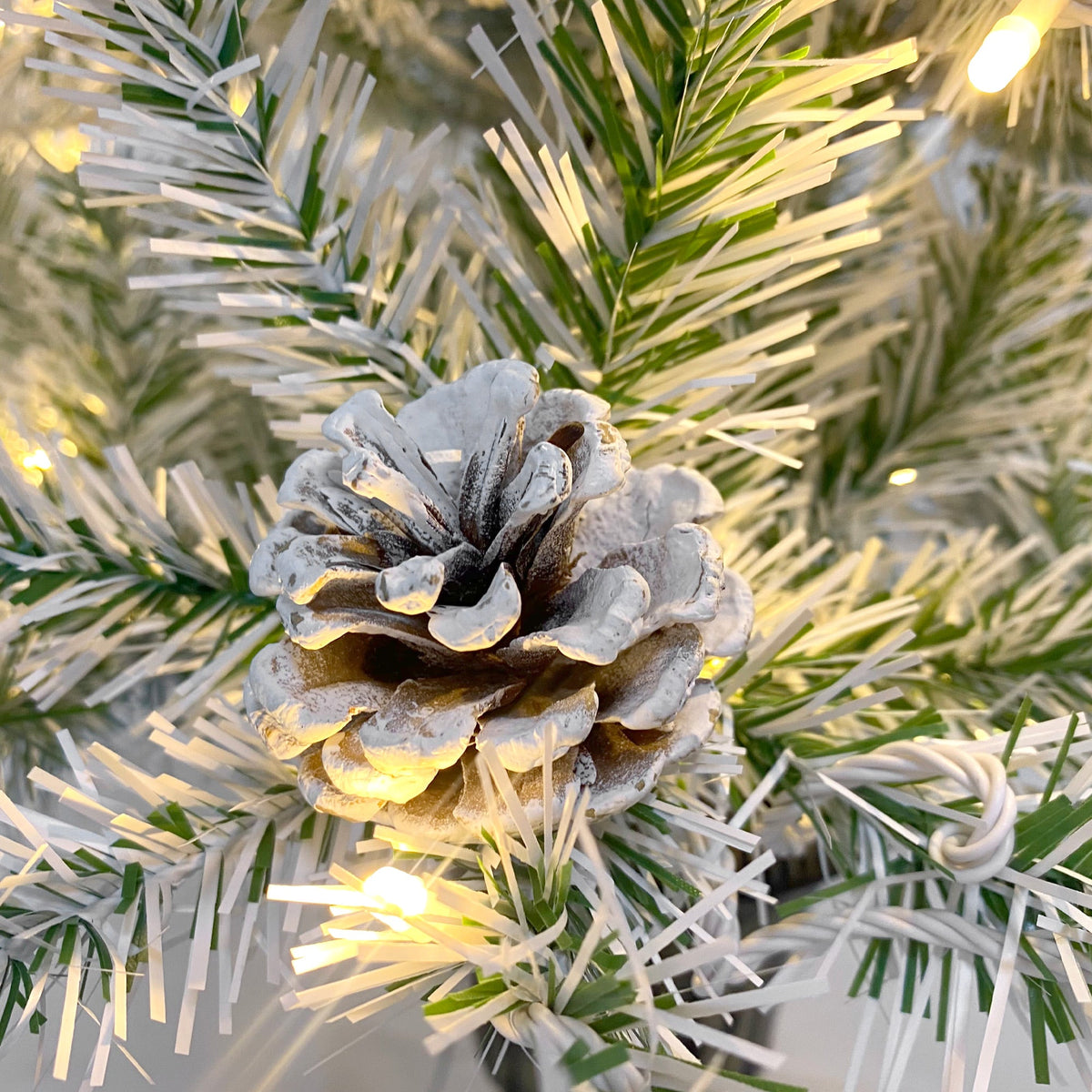 Pre-Lit Christmas Tree Set for Festive Front Doors