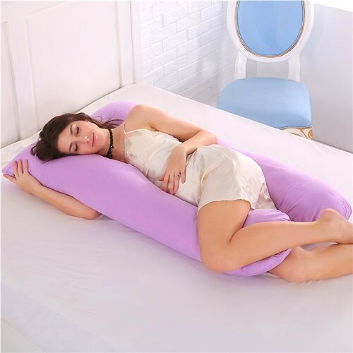 Pregnancy Pillow U-Shape Full-Body Sleep Support Cushion
