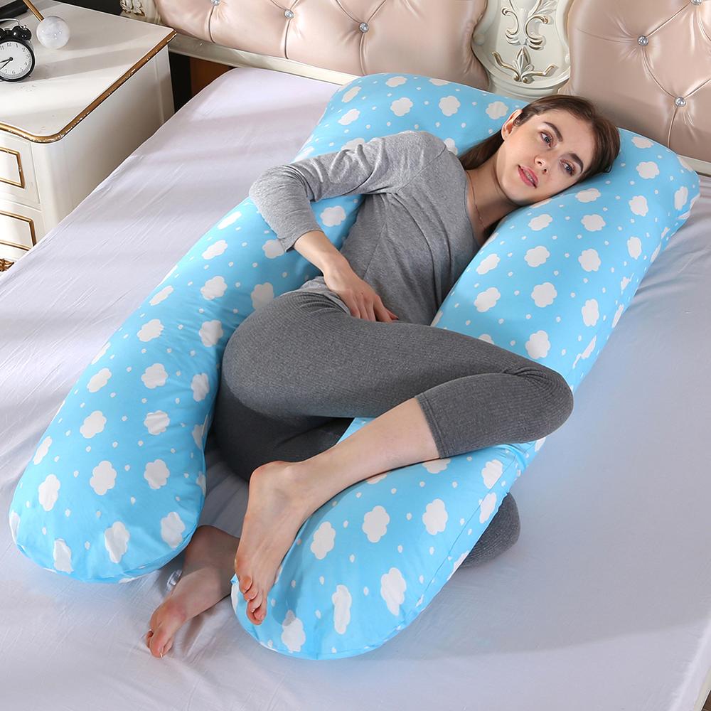 Pregnancy Pillow U-Shape Full-Body Sleep Support Cushion