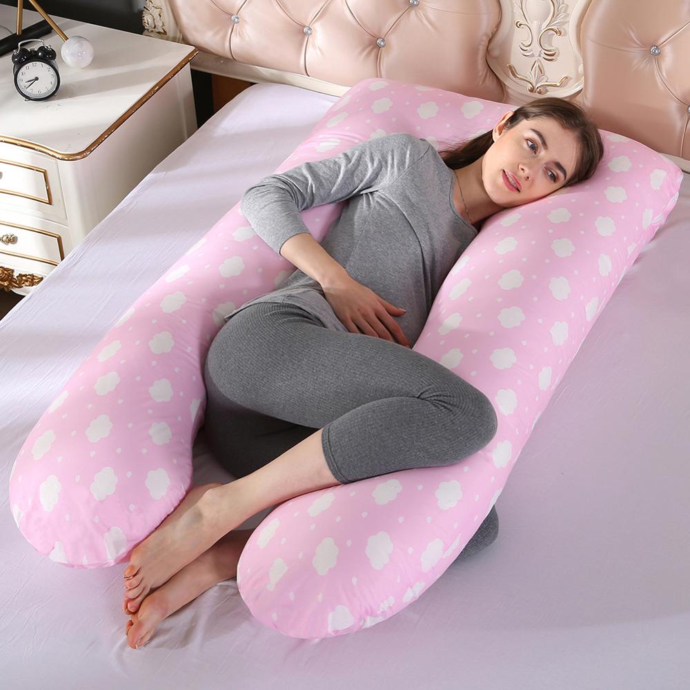 Pregnancy Pillow U-Shape Full-Body Sleep Support Cushion