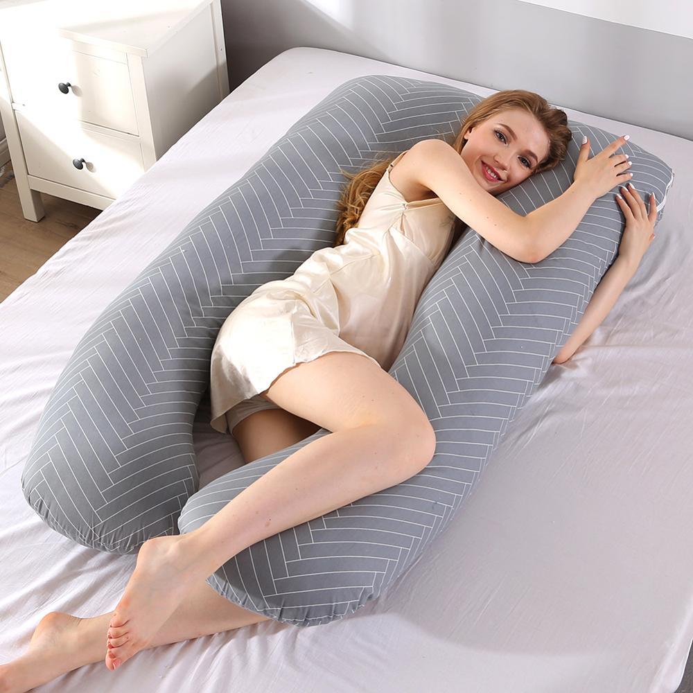 Pregnancy Pillow U-Shape Full-Body Sleep Support Cushion