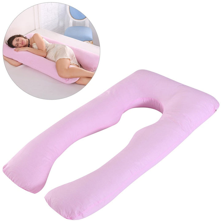 Pregnancy Pillow U-Shape Full-Body Sleep Support Cushion