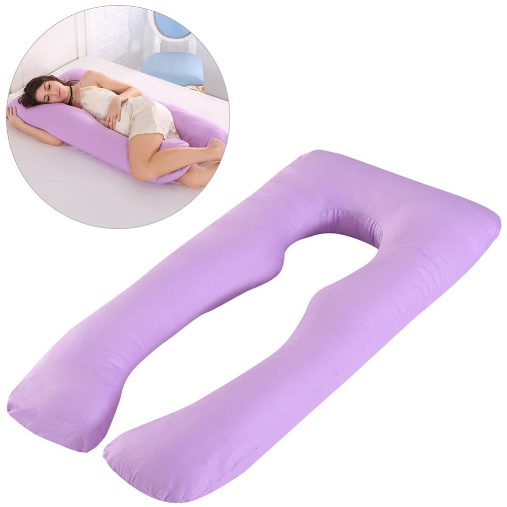 Pregnancy Pillow U-Shape Full-Body Sleep Support Cushion