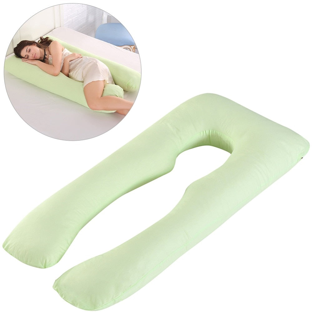 Pregnancy Pillow U-Shape Full-Body Sleep Support Cushion