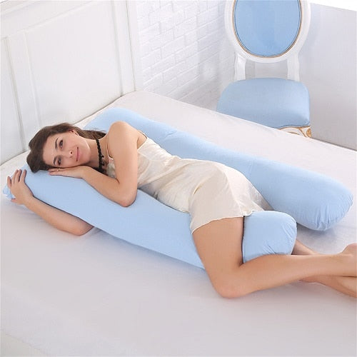 Pregnancy Pillow U-Shape Full-Body Sleep Support Cushion