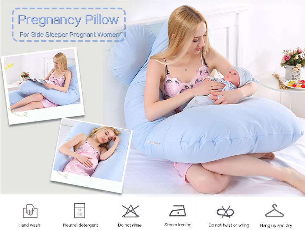 Pregnancy Pillow for Side Sleepers Full-Body Support