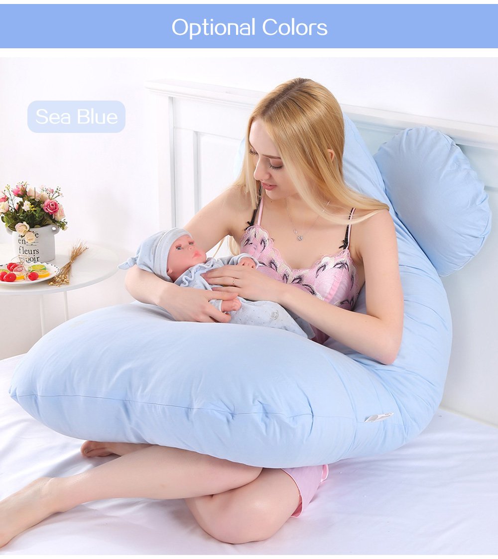 Pregnancy Pillow for Side Sleepers Full-Body Support