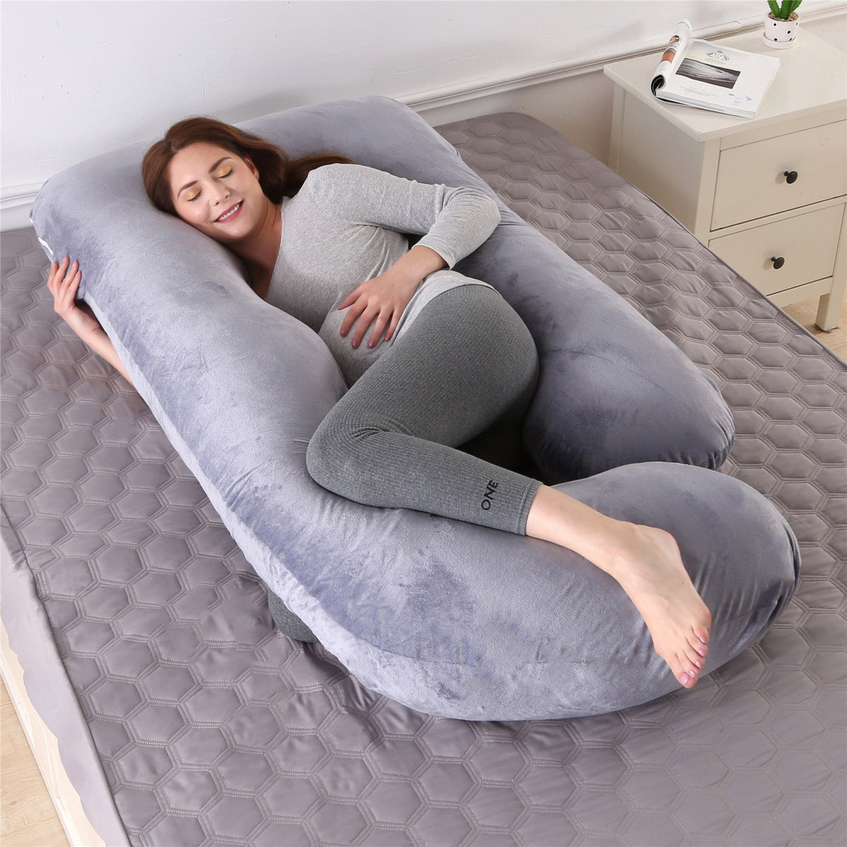 Maternity Pillow for Full-Body Pregnancy Sleep Support
