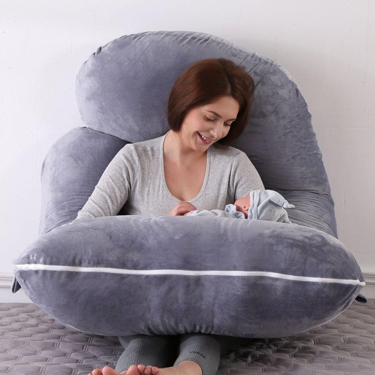 Maternity Pillow for Full-Body Pregnancy Sleep Support