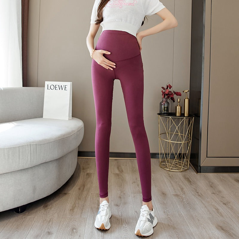 Maternity Leggings With Belly Support & Sculpted Fit
