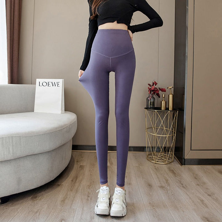 Maternity Leggings With Belly Support & Sculpted Fit