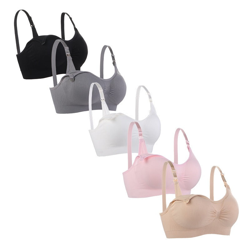 Nursing Bra: Seamless Wireless Breastfeeding Support