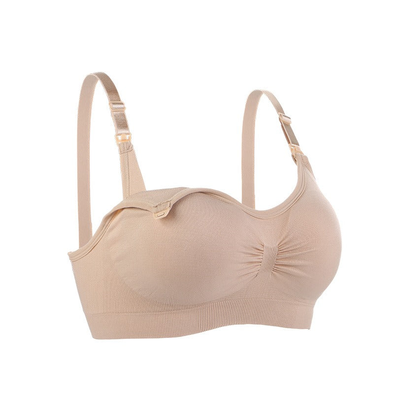 Nursing Bra: Seamless Wireless Breastfeeding Support