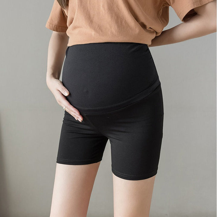 Maternity Yoga Shorts for Belly Support & Coverage