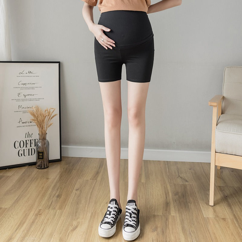 Maternity Yoga Shorts for Belly Support & Coverage