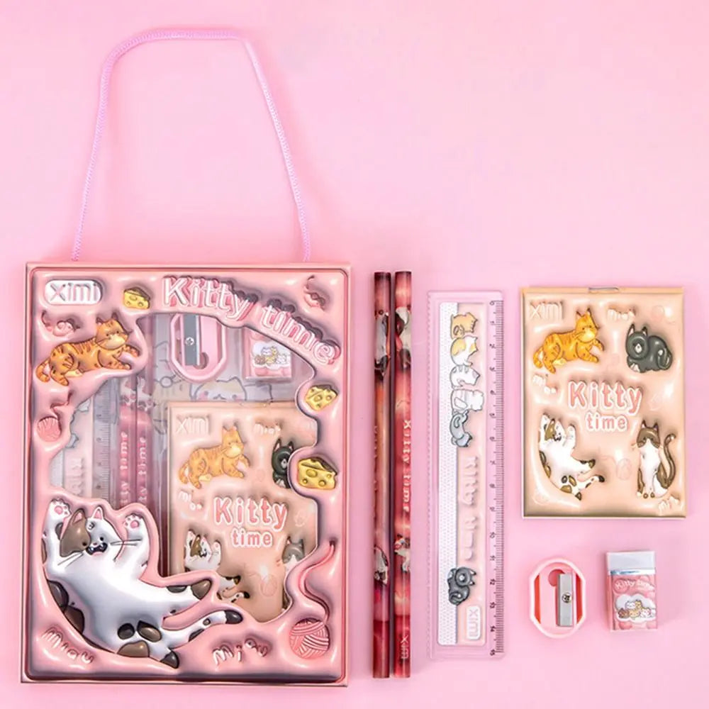 6-in-1 Kindergarten Stationery Gift Set, Ready to Gift