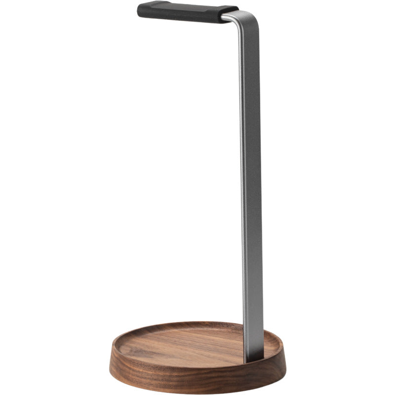 Walnut Wood Headphone Stand for a More Refined Desk