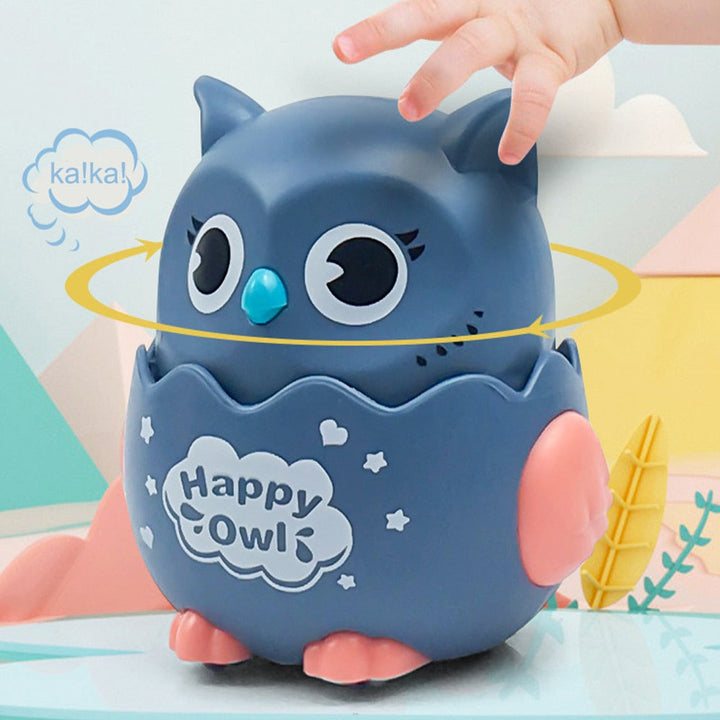 Push-to-Slide Owl Toy for Screen-Free Indoor Play