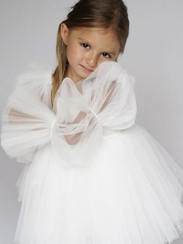 Girls' Princess Tulle Dress for Magical Special Occasions