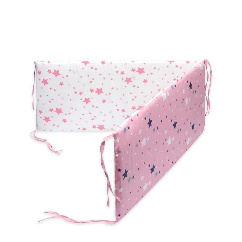Detachable Crib Bumper Panels for Playful Nursery Decor