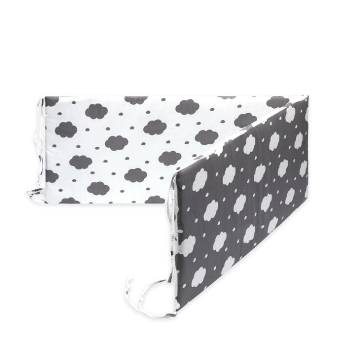 Detachable Crib Bumper Panels for Playful Nursery Decor