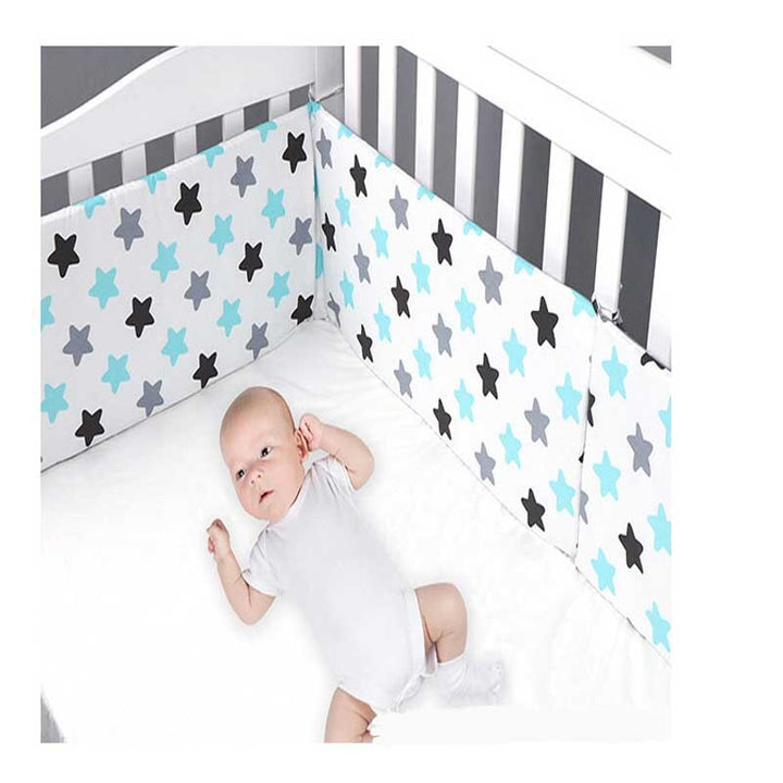 Detachable Crib Bumper Panels for Playful Nursery Decor