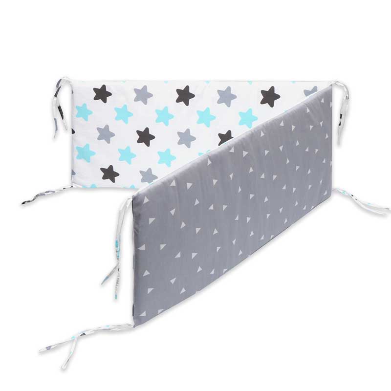 Detachable Crib Bumper Panels for Playful Nursery Decor