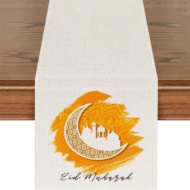 Ramadan Table Runner for Festive Eid Dining Table Decor