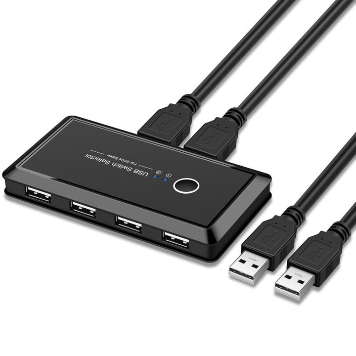 USB Sharer for 2 PCs: Share a Printer and Mouse