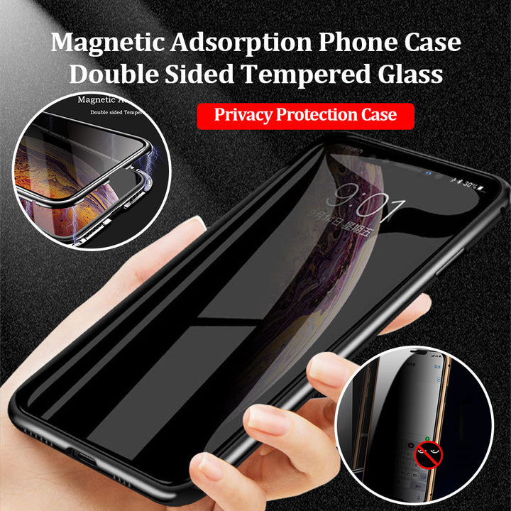 Privacy Phone Case for iPhone: Anti-Peep Glass Shell